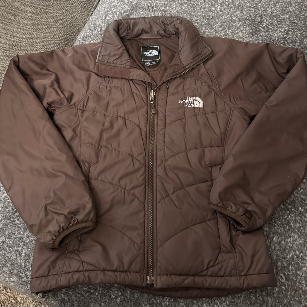 The North Face Dark Brown Quilted Jacket